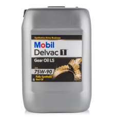 Mobil Delvac 1 GEAR OIL LS 75W-90, 20 л. : EU. Масло. (153472)