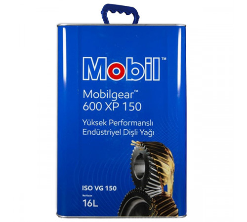 Mobilgear 600 EP 150, 16 л. Масло редукторное (156747)