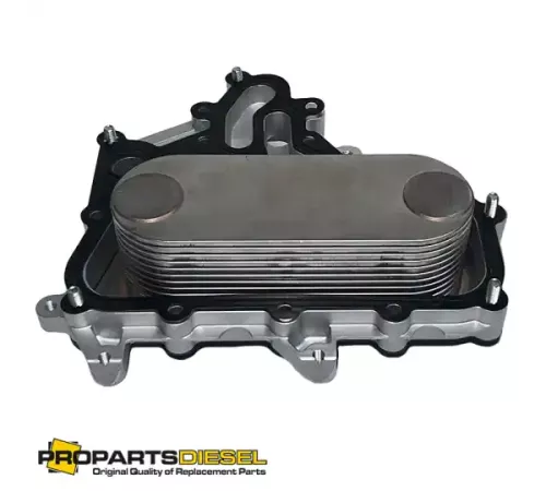 Масляный радиатор  (маслоохладитель) с корпусом Катерпиллар C6.6, C7.1 OEM (287-7424) Катерпиллар