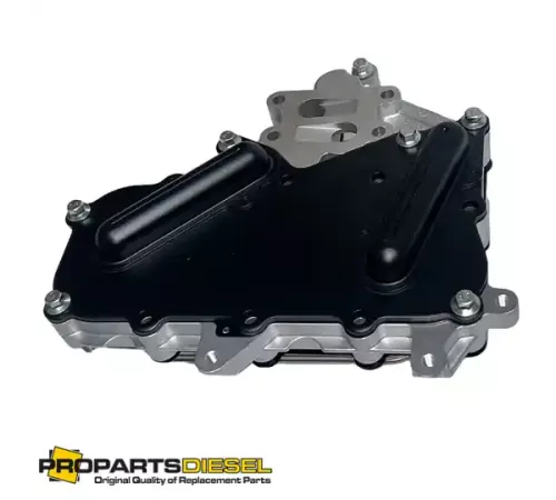 Масляный радиатор  (маслоохладитель) с корпусом Катерпиллар C6.6, C7.1 OEM (287-7424) Катерпиллар