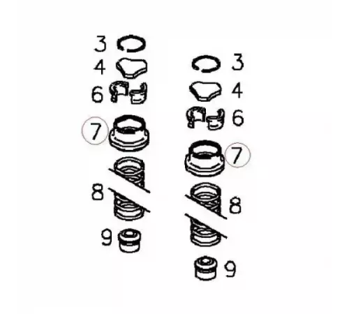 deutz/пружины Дойц (артикул 04290033)